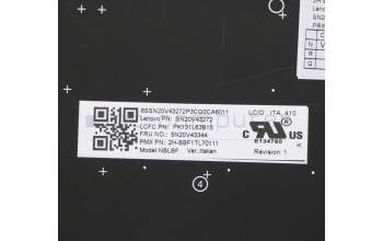 Lenovo 5N20V43344 Keyboard Internal, Italian, Black, Backlight, UK