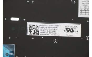 Lenovo 5N20V43348 NB_KYB CMSK-CS20,BK-BL,PMX,SLV