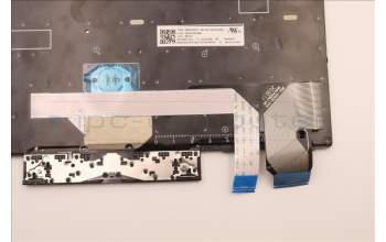 Lenovo 5N20V43586 Keyboard Internal, Belgian, Non-Backlight, Silver, UK