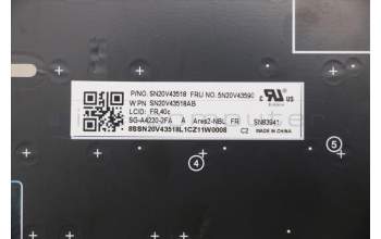 Lenovo 5N20V43590 NB_KYB CMSK-CS20,SV-NBL,LTN,FRA