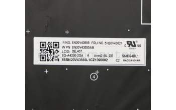 Lenovo 5N20V43627 NB_KYB CMSK-CS20,SV-BL,LTN,GER
