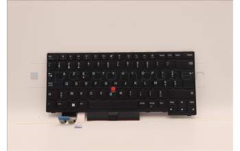 Lenovo 5N20V43874 Keyboard Internal, Belgian, Black, Non-Backlight, UK
