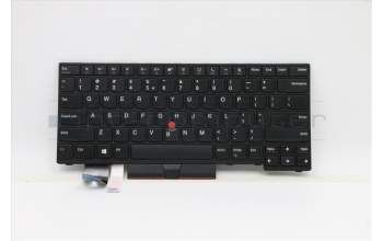 Lenovo 5N20V43893 Keyboard Internal, US English Euro, Non-Backlight, Black, US