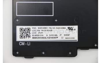 LENOVO 5N20V43894 Keyb T14/P14s G1/G2 JP