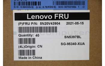 Lenovo 5N20V43904 NB_KYB CMFL-CS20,BK-BL,LTN,ENG