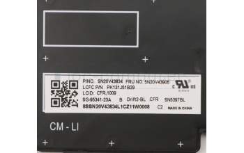Lenovo NB_KYB CMFL-CS20,BK-BL,LTN,058 FRA for Lenovo ThinkPad P14s Gen 2 (20VX/20VY)