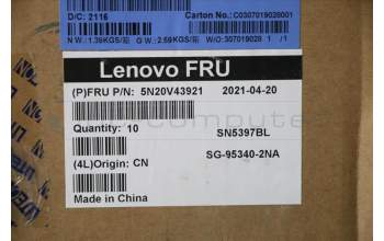Lenovo 5N20V43921 Keyboard Internal, Norwegian, Black, Backlight, UK