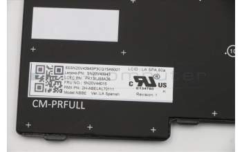 Lenovo 5N20V44015 NB_KYB CMFL-CS20,BK-NBL,PMX,LA SPA