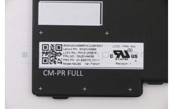 Lenovo 5N20V44058 NB_KYB CMFL-CS20,BK-BL,PMX,FRA