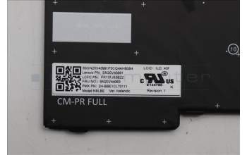 Lenovo 5N20V44063 Keyboard Internal, Icelandic, Black, Backlight, UK