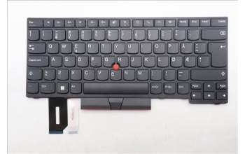 Lenovo 5N20V44173 Keyboard Internal, Norwegian, Black, Non-Backlight, UK