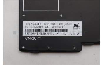 Lenovo 5N20V44173 Keyboard Internal, Norwegian, Black, Non-Backlight, UK