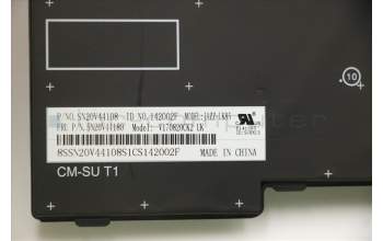 Lenovo 5N20V44180 Keyboard Internal, UK English, Black, Non-Backlight, UK