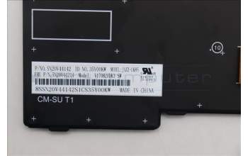 Lenovo 5N20V44214 Keyboard Internal, Swiss, Black, Backlight, UK