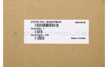 Lenovo 5N20V78033 NB_KYB CMNM-CS20,BK-BL,CHY,NORDIC