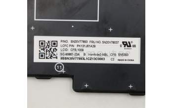 Lenovo 5N20V78037 NB_KYB CMNM-CS20,BK-NBL,LTN,058 FRA