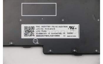 Lenovo NB_KYB CMNM-CS20,BK-NBL,LTN,FRA for Lenovo ThinkPad T15 Gen 1 (20S6/20S7)