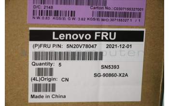 Lenovo 5N20V78047 Keyboard Internal,Greek,Non_Backlight,Black,w/Number