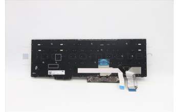 Lenovo 5N20V78057 Keyboard Internal, Swiss, Black, Non-Backlight, w/Number, UK