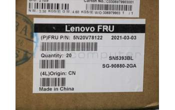 Lenovo 5N20V78122 Keyboard Internal, Hungarian, Black, Backlight, w/Number, UK