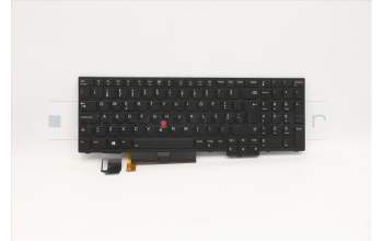 Lenovo 5N20V78126 Keyboard Internal, Portuguese, Black, Backlight, w/Number, UK