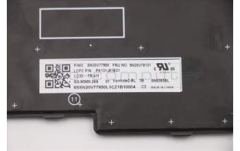 Lenovo 5N20V78131 CMNM-CS20,BK-BL,LTN,TUR