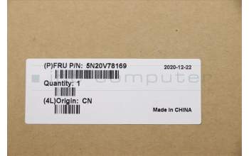Lenovo 5N20V78169 NB_KYB CMNM-CS20,BK-NBL,PXM,EURO ENG