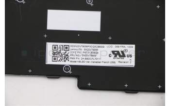 Lenovo 5N20V78909 NB_KYB CMNM-CS20,BK-BL,PMX,058 FRA