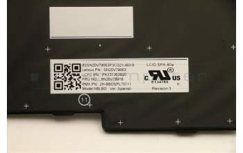 Lenovo 5N20V78916 NB_KYB CMNM-CS20,BK-BL,PMX,SPA