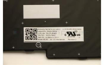 Lenovo 5N20V78932 NB_KYB CMNM-CS20,BK-BL,PMX,EURO ENG