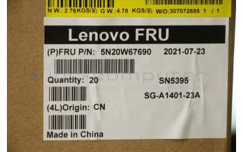 Lenovo NB_KYB CS20L FULL KBD LTN,NBL,B,058 FRA for Lenovo ThinkPad L14 Gen 1 (20U5/20U6)