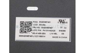 Lenovo 5N20W67697 NB_KYB CS20L FULL KBD LTN,NBL,B,SPA