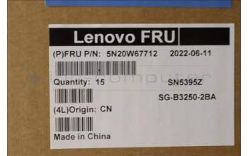 Lenovo 5N20W67712 NB_KYB CS20L FULL KBD LTN,NBL,B,UKE