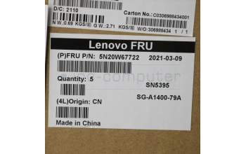 Lenovo 5N20W67722 NB_KYB CS20L FULL KBD LTN,NBL,B,NORDIC