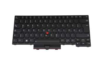 5N20W67771 original Lenovo keyboard DE (german) black/black with backlight and mouse-stick
