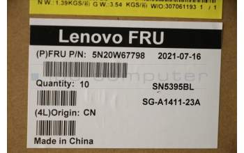 Lenovo NB_KYB CS20L FULL KBD LTN,BL,B,058 FRA for Lenovo ThinkPad L14 Gen 1 (20U5/20U6)