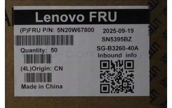 Lenovo 5N20W67800 NB_KYB CS20L FULL KBD LTN,BL,B,BRL