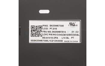 Lenovo 5N20W67814 NB_KYB CS20L FULL KBD LTN,BL,B,POR