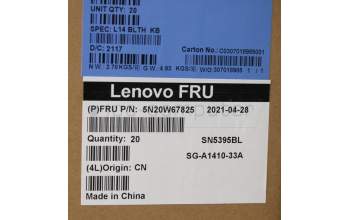 Lenovo 5N20W67825 NB_KYB CS20L FULL KBD LTN,BL,B,THAI