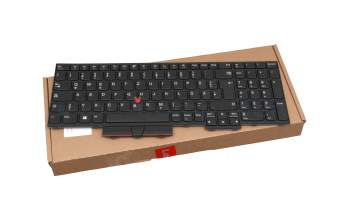 5N20W68120 original Lenovo keyboard DE (german) black/black with mouse-stick