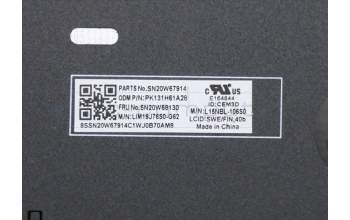 Lenovo 5N20W68130 NB_KYB CS20L NUM KBD CHY,NBL,B,SWE/FIN