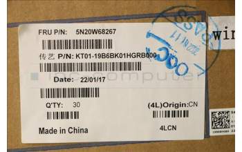 Lenovo 5N20W68267 NB_KYB CS20L NUM KBD TRI,BL,B,HUN