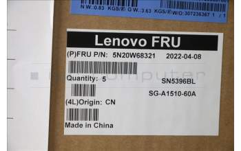Lenovo 5N20W68321 NB_KYB CS20L NUM KBD LTN,BL,B,EST