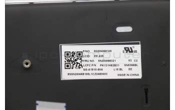 Lenovo 5N20W68321 NB_KYB CS20L NUM KBD LTN,BL,B,EST