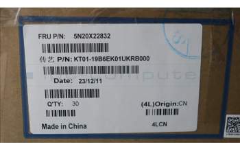Lenovo 5N20X22832 NB_KYB TR(P) CS20 KBD TRI,NBL,BK,UKE