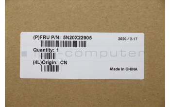 Lenovo 5N20X22905 NB_KYB TR(P) CS20 KBD CHY,BL,BK,EURO ENG