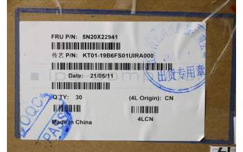 Lenovo 5N20X22941 NB_KYB TR(P) CS20 KBD TRI,BL,BK,EURO ENG