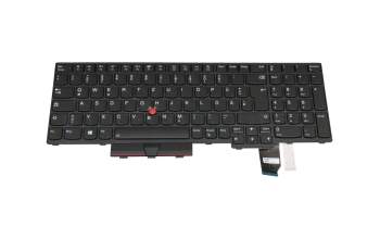 5N20X22963 original Lenovo keyboard incl. topcase DE (german) black/black with mouse-stick