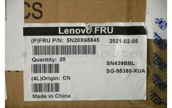 Lenovo 5N20X68845 NB_KYB CS20 FL-HC KBD LTN,BL,BK,ENG