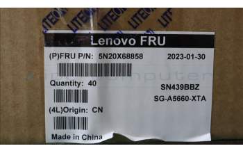 Lenovo 5N20X68858 NB_KYB CS20 FL-HC KBD LTN,BL,BK,HBW